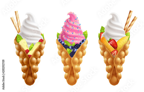 Sweet Bubble Waffles Set