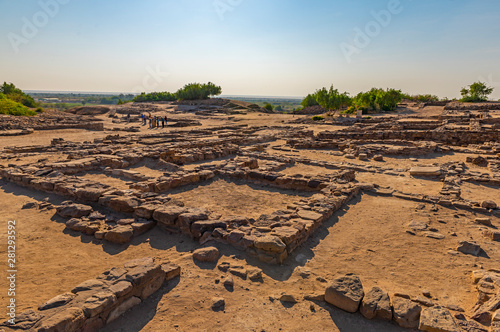 Ruins at Dholavira, Kutch, Gujarat, India