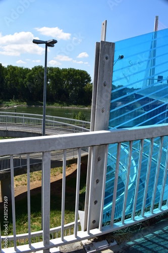 Raiffeisenbrücke über den Rhein bei Neuwied photo