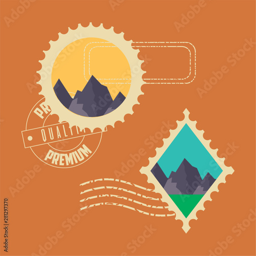 Travel and wanderlust vector design