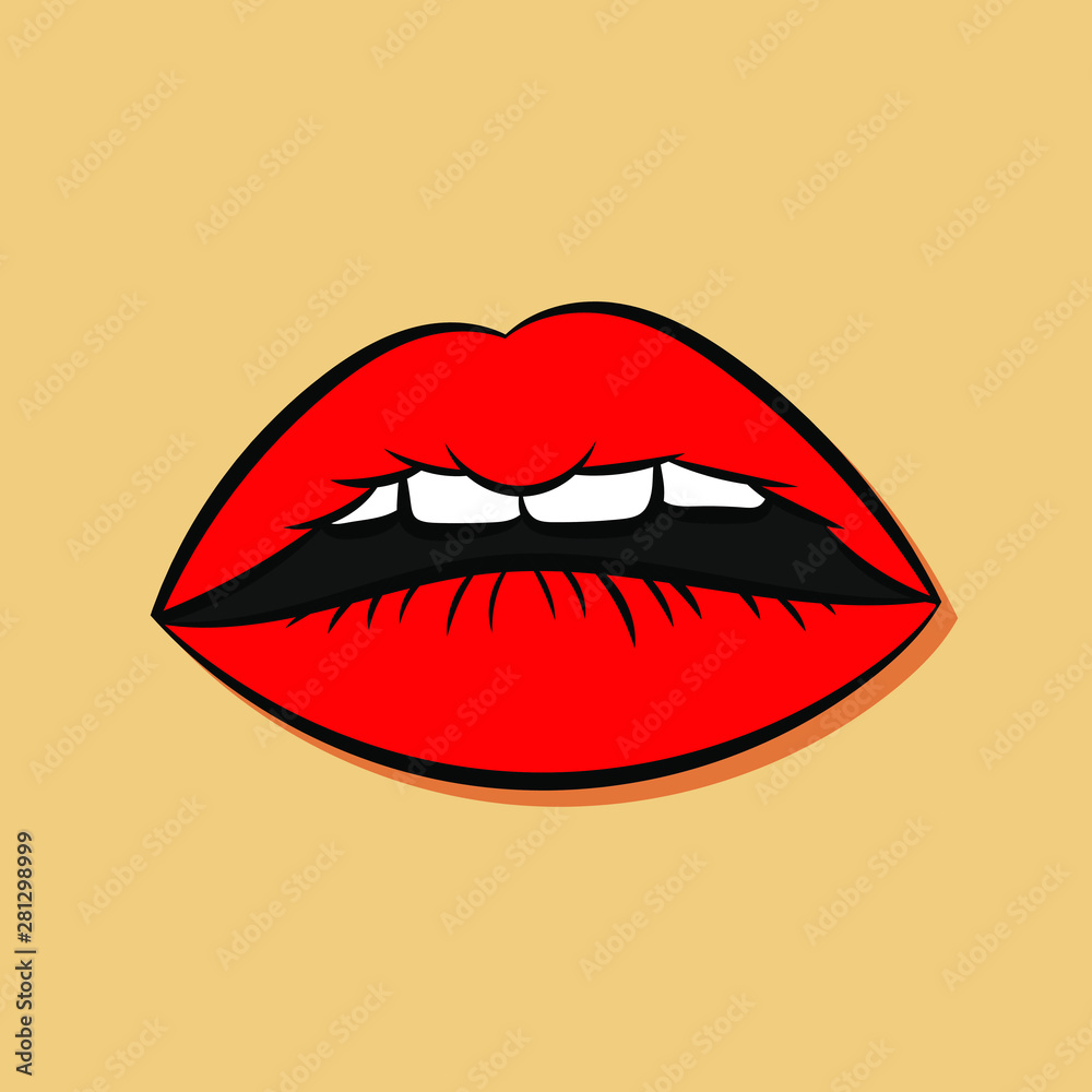 vector illustration of lips vector illustration of lips