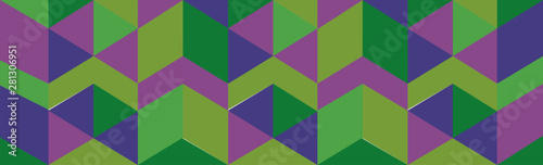 3D Lighter Purple and Green background