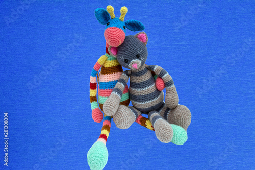 Amigurumi soft toys handmade. Ð¡rochet wool.A gift for children and loved ones. photo