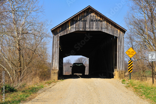 Navins Covered Bridge, Indiana Rural Public Site photo