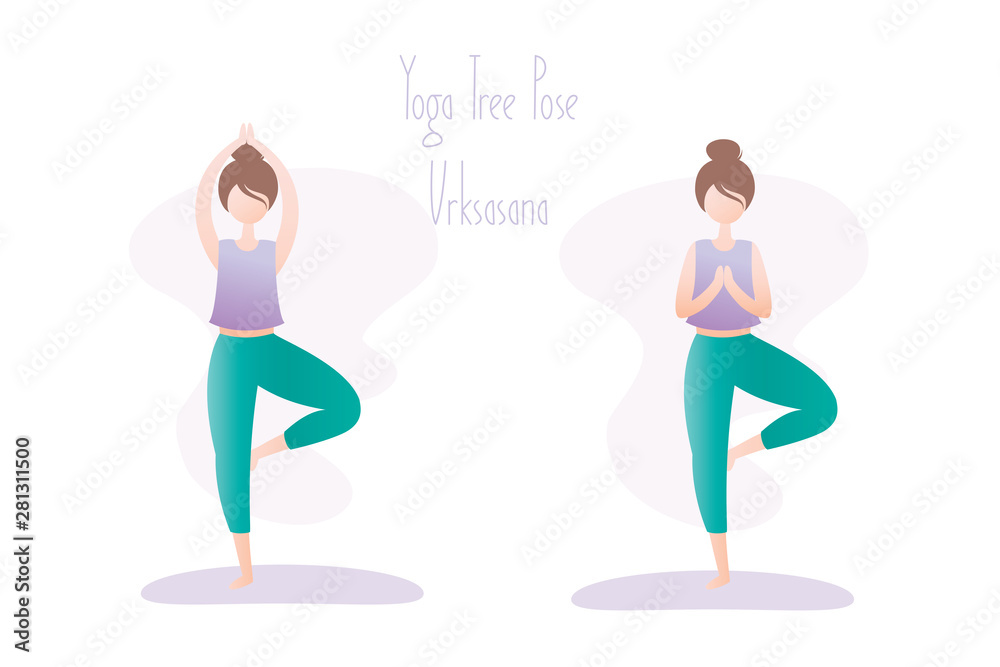 Yoga Poses Vectors - Download 149 Royalty-Free Graphics - Hello Vector