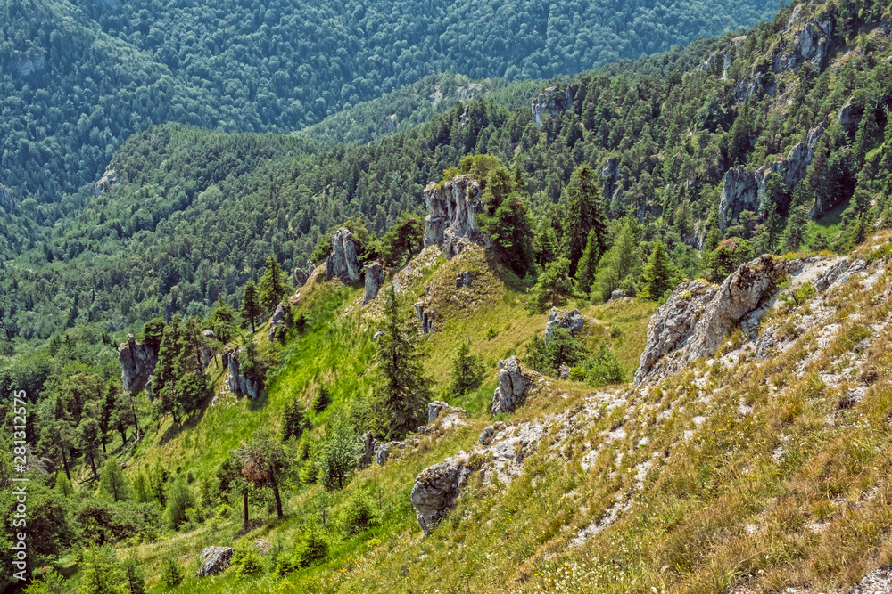 View from Ostra peak, Big Fatra, Slovakia