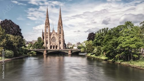 The St. Paul's Church of Strasbourg (French: Église réformée Saint-Paul ) is a major Gothic Revival architecture building and one of the landmarks of the city of Strasbourg, Alsace, France