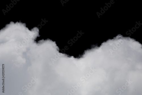 Clouds isolated on  white background. Clipping path.