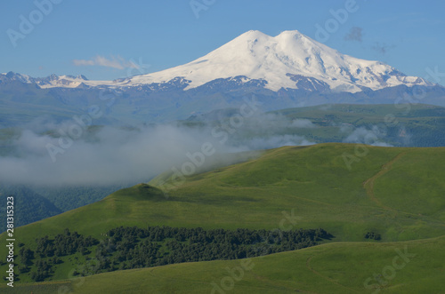 Elbrus above the clouds