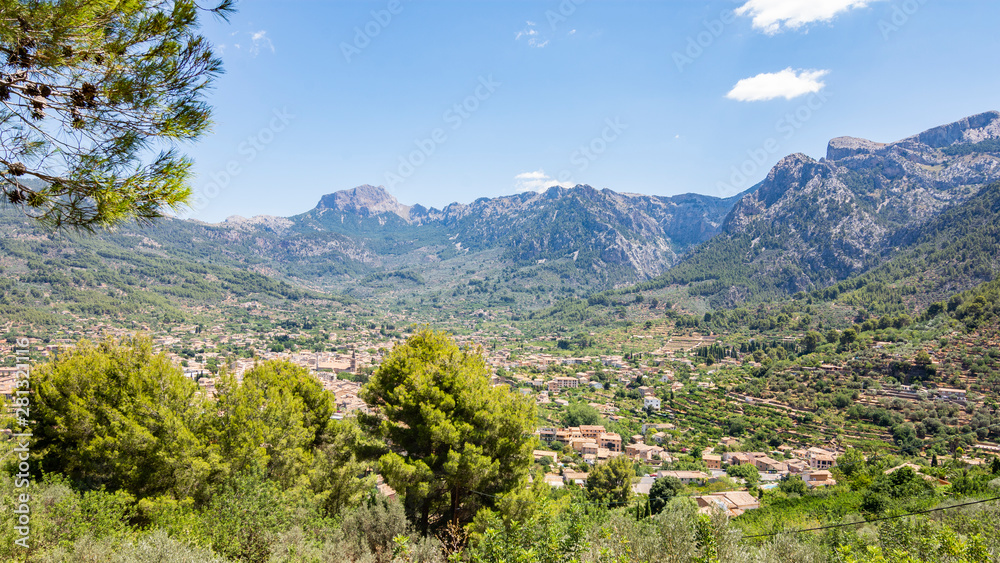 Landscape and Mountains Near Sóller - Mallorca, Spain