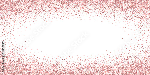 Pink gold glitter luxury sparkling confetti. Scatt