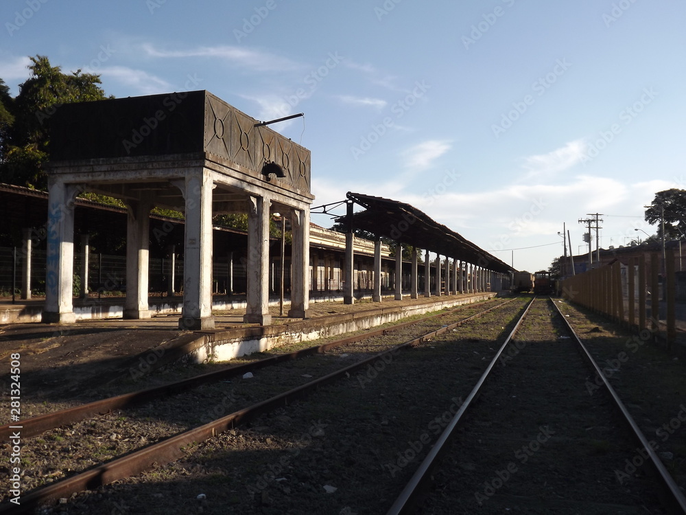 Old train station in the middle of the city Old train station in the middle of the city