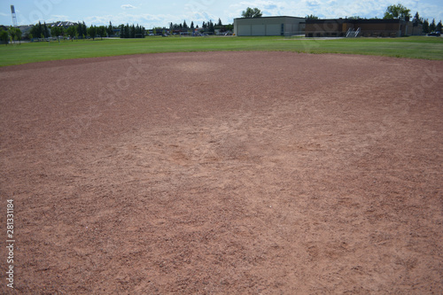 Basefield field diamond at a local community park.