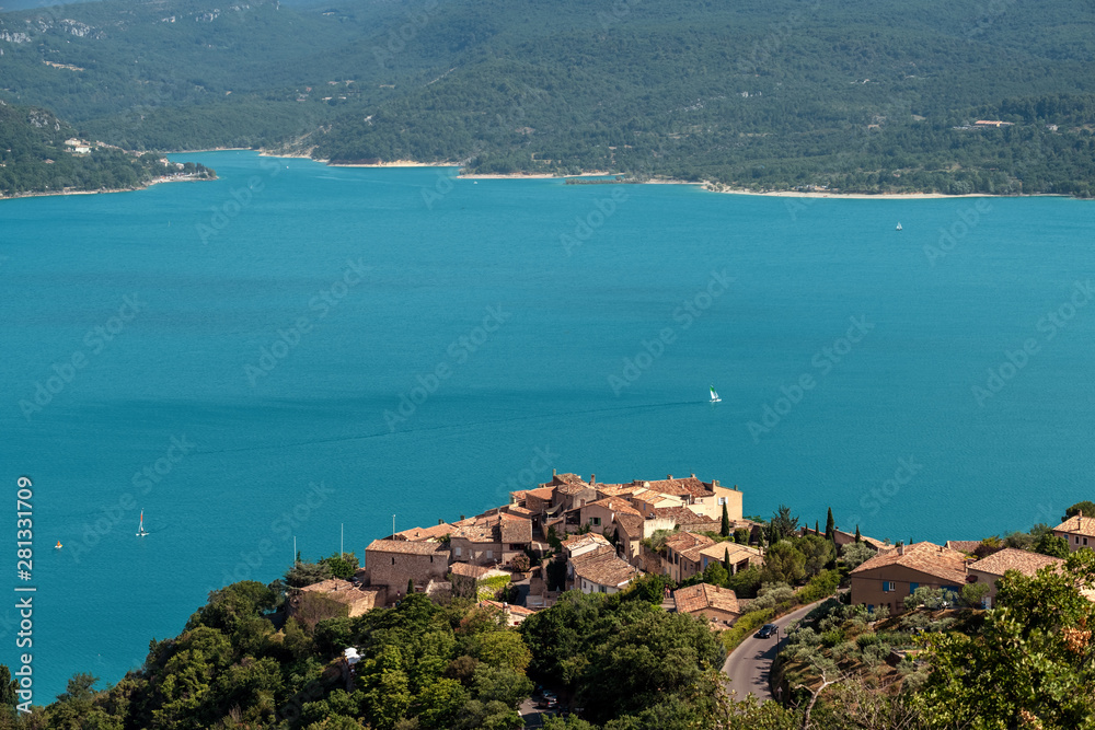 the village of Sainte-Croix du Verdon, in Provence
