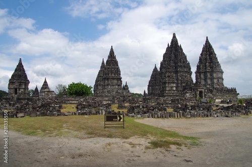 The Prambanan temple on the Java island in Indonesia