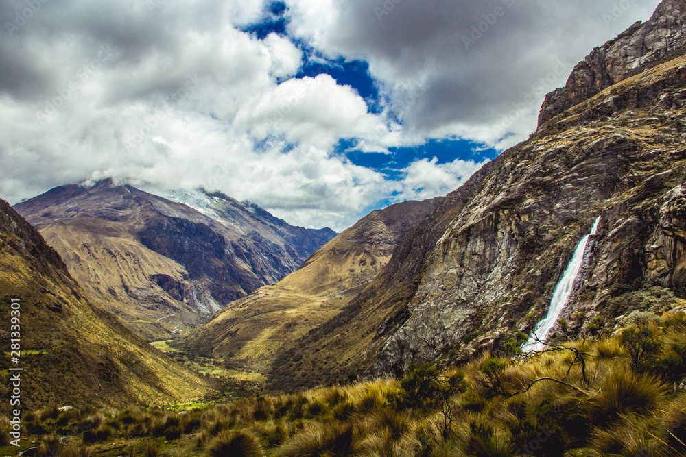 The Sacred Valley of the Incas, in the Peruvian Andes