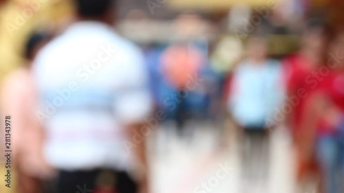 Wallpaper Mural Background surface, blurred and pedestrian bokeh Torontodigital.ca