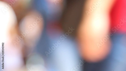 Wallpaper Mural Background surface, blurred and pedestrian bokeh Torontodigital.ca