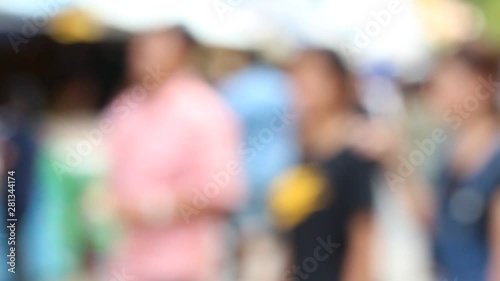 Wallpaper Mural Background surface, blurred and pedestrian bokeh Torontodigital.ca