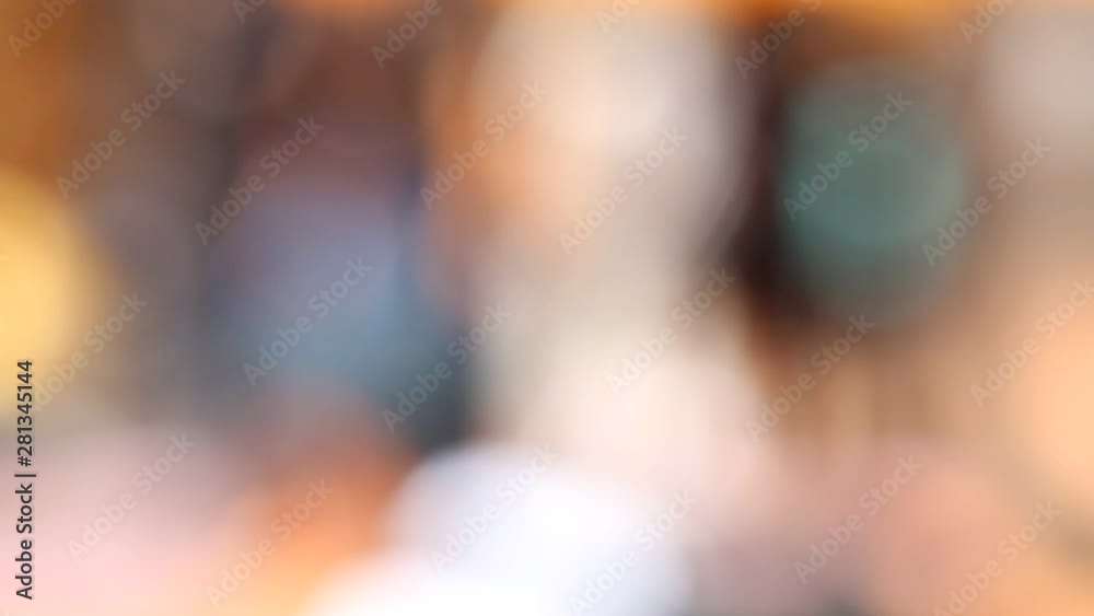 Background surface, blurred and pedestrian bokeh