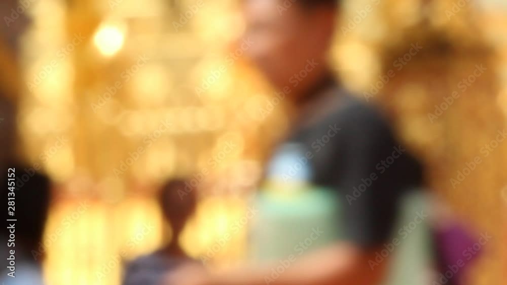 Background surface, blurred and pedestrian bokeh Background surface, blurred and pedestrian bokeh
