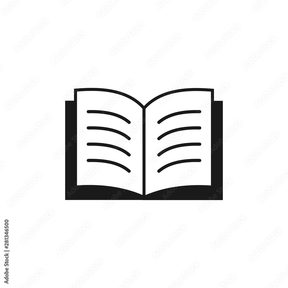book icon, education book logo design vector book icon, education book logo design vector