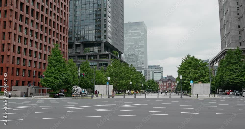 Tokyo business district Tokyo business district
