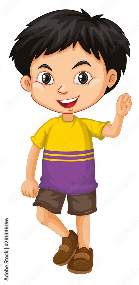 Cute happy smiling child isolated on white background Cute happy smiling child isolated on white background
