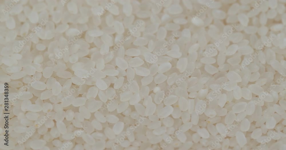 Stack of uncooked white rice Stack of uncooked white rice
