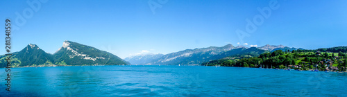 Switzerland Panorama, , a large body of water with a mountain in the background