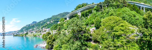 Switzerland Panorama, , Veytaux, SCENIC VIEW OF SEA AGAINST SKY photo