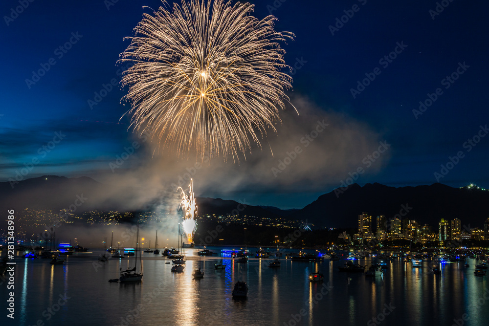 Celebration of Light team India perform fireworks in Vancouver July 27 2019.