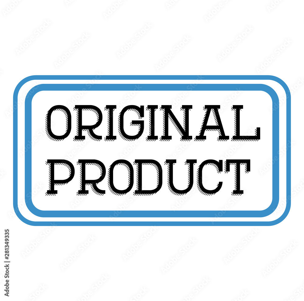 ORIGINAL PRODUCT stamp on white background ORIGINAL PRODUCT stamp on white background