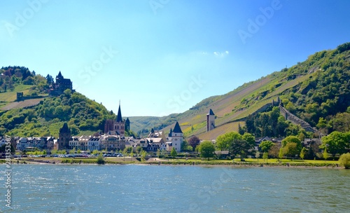  castle stahleck and Bacharach Germany on the Rhine River