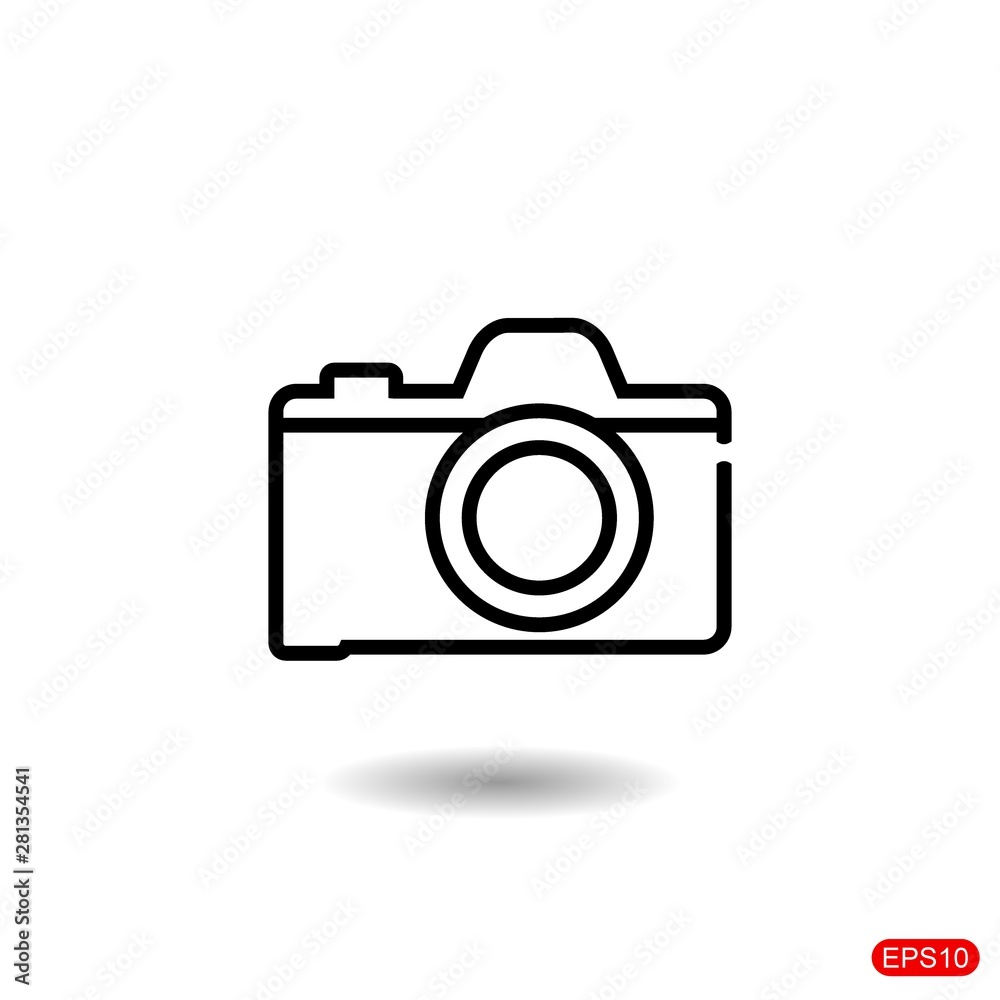 Camera Icon Vector on white background.vector design