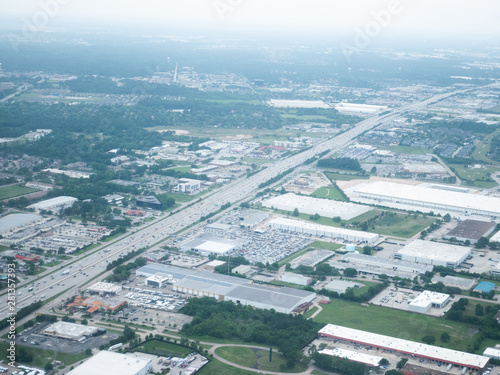 Aerial view of Houston Suburban 