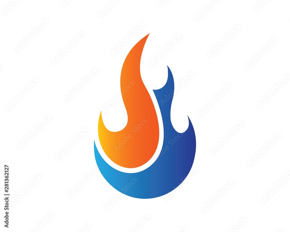 Fire flame Logo icon vector illustration design Fire flame Logo icon vector illustration design