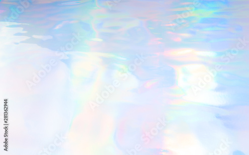 Colorful funky fantasy abstract holographic background.