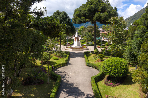 Park in Oxapampa city photo