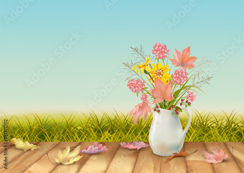 Vector Autumn Background