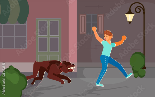 Aggressive mongrel attacks