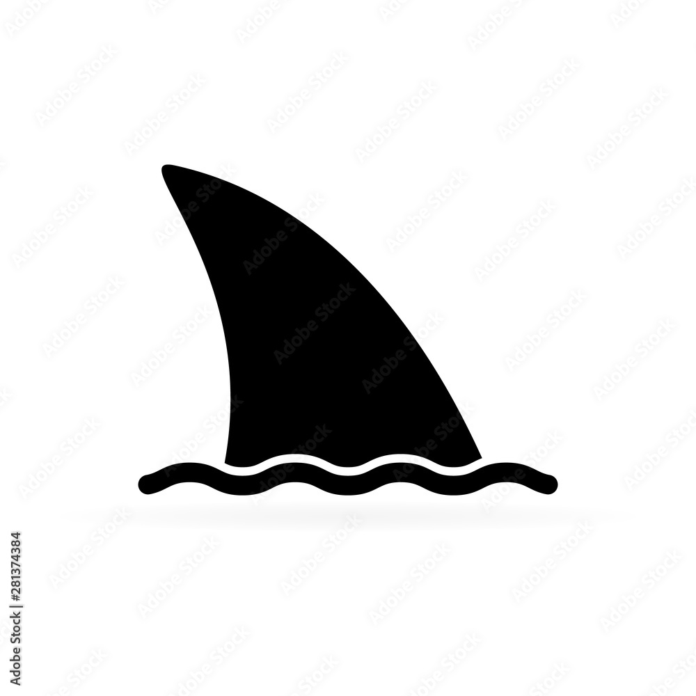shark fin illustration