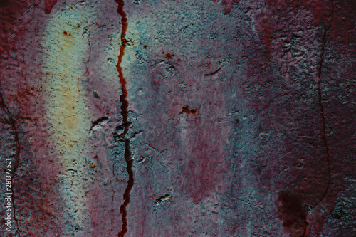 old metal surface with cracks, background texture