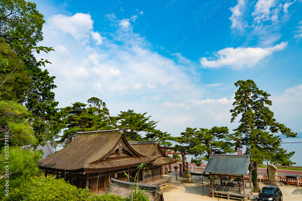 Landscape of Shirahige Shrine Landscape of Shirahige Shrine