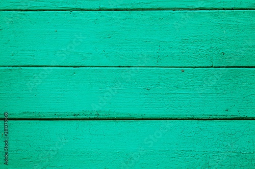 Green wooden wall texture  close-up shot