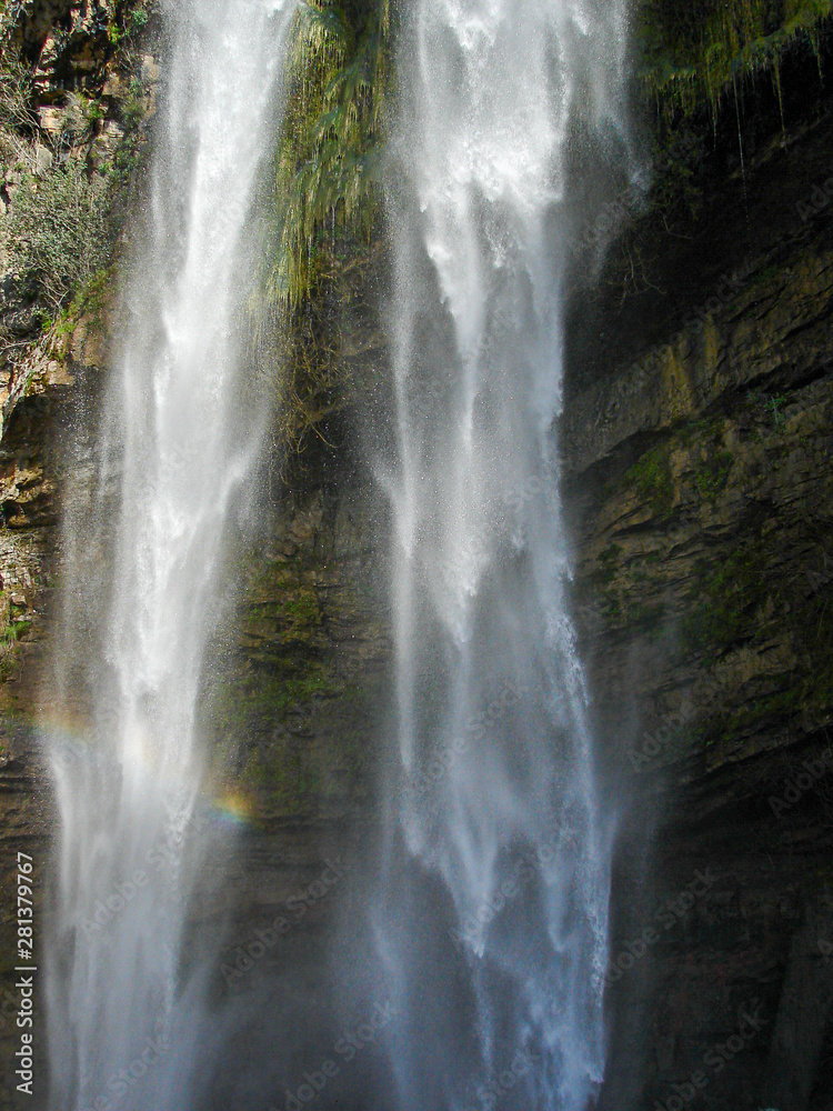 This is a capture in spring 2006 south Lebanon and you can see in this image a white waterfall with details This is a capture in spring 2006 south Lebanon and you can see in this image a white waterfall with details