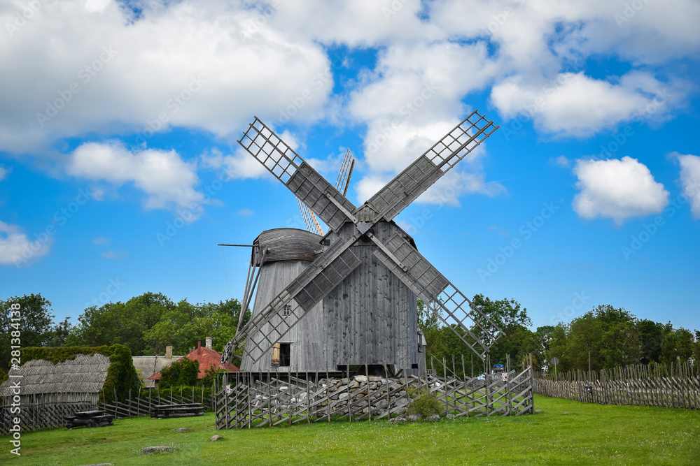 Saaremaa mills in Estonia Saaremaa mills in Estonia
