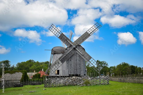 Saaremaa mills in Estonia