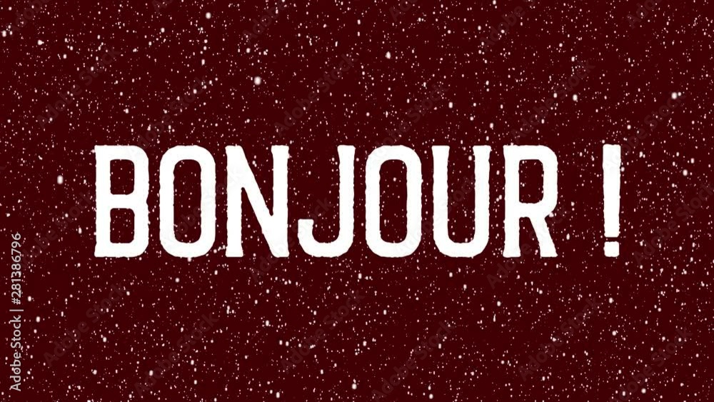 Animated text of 