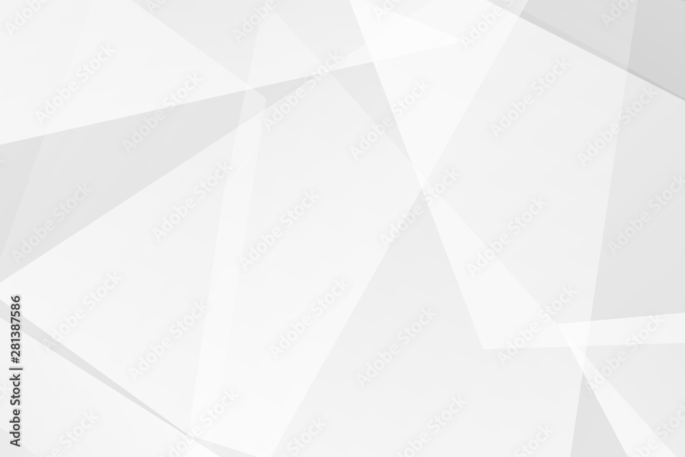 Fototapeta premium Abstract white and grey on light silver background modern design. Vector illustration EPS 10.